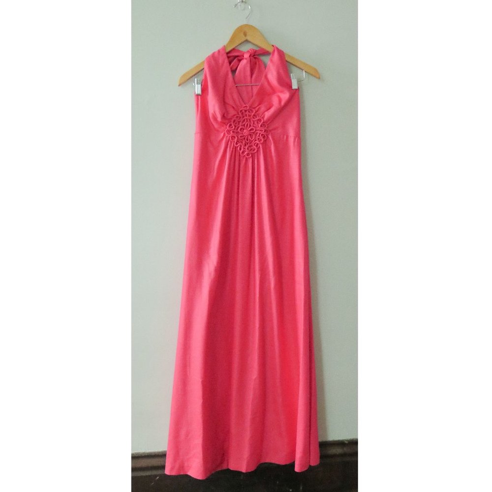 Trina Turk 90s Halter Top Pink Dress